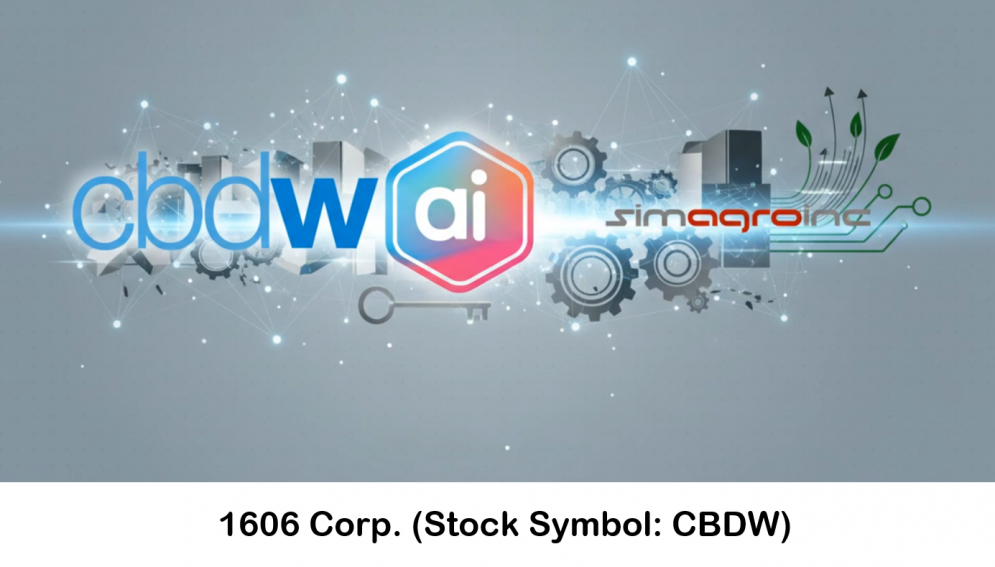 1606 Corp (Stock Symbol: CBDW)