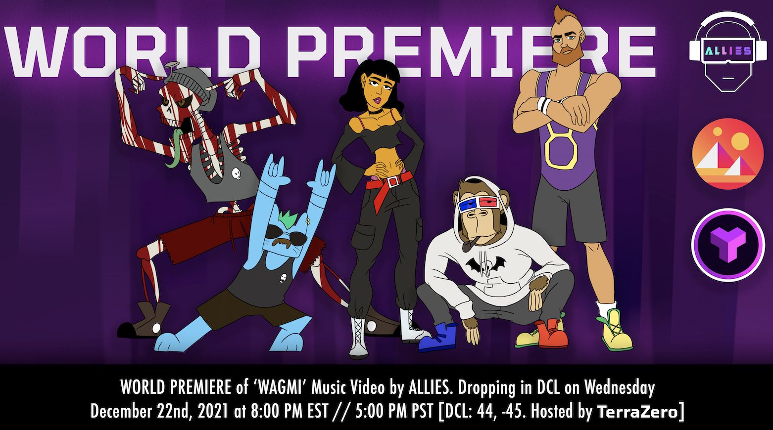 "Allies" Video Premiere Event Poster