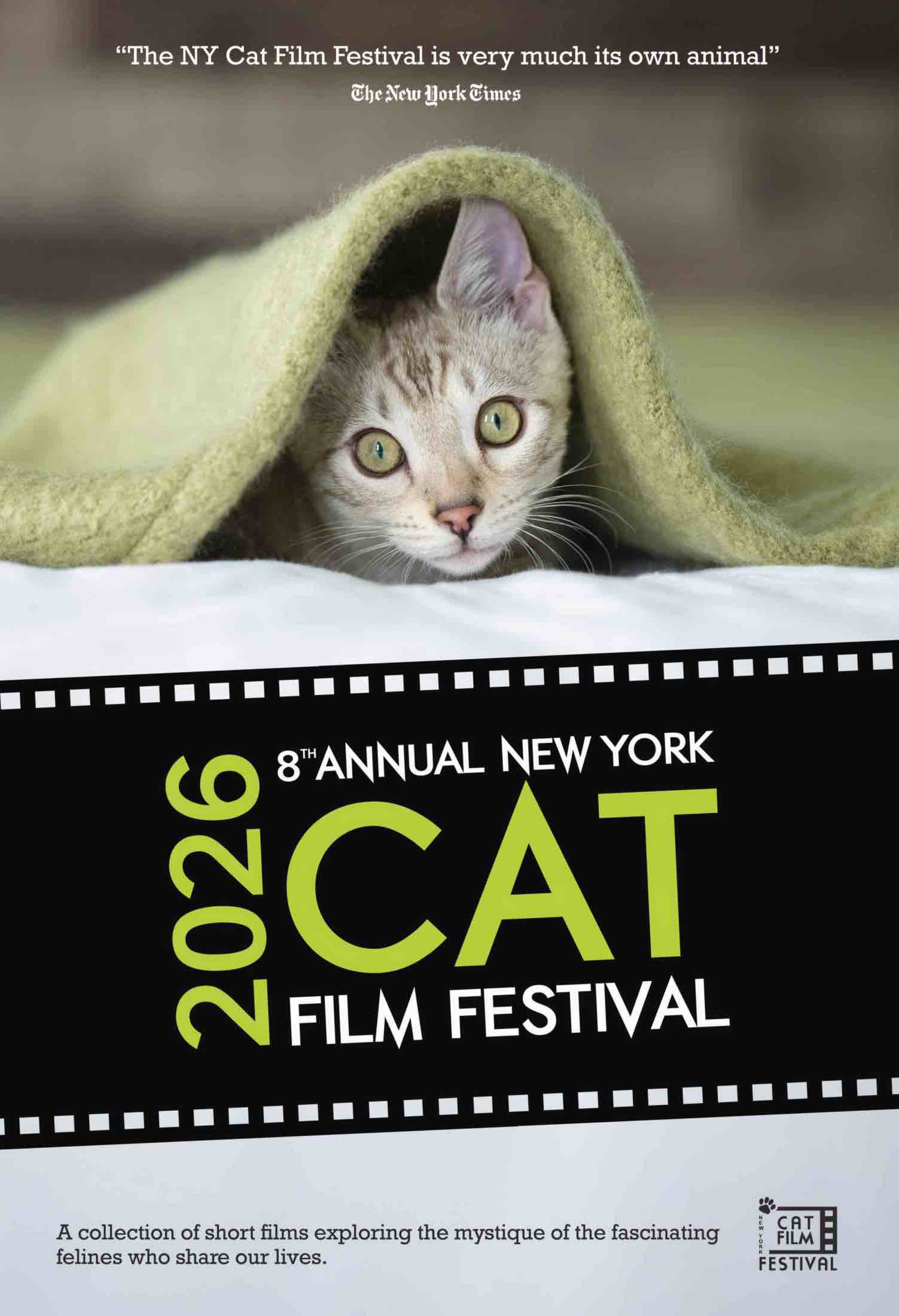 NY Cat Film Festival Poster 2025/2026